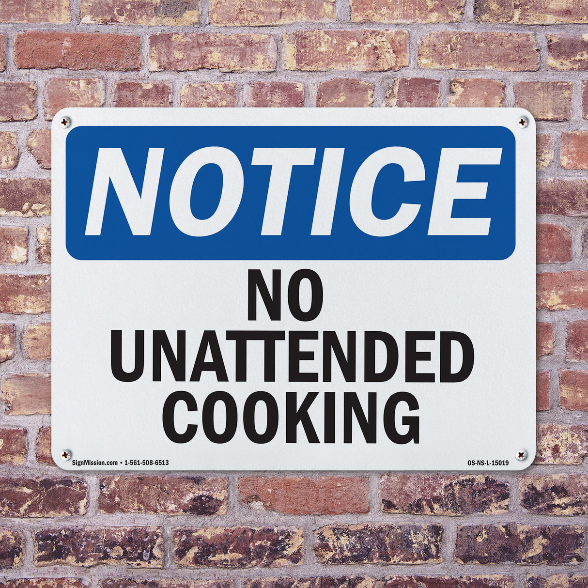 No Unattended Cooking