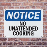 No Unattended Cooking