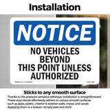 No Vehicles Beyond This Point