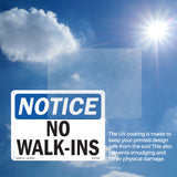 No Walk-Ins