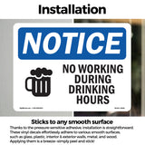 No Working During Drinking Hours