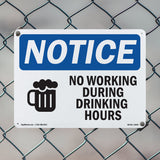 No Working During Drinking Hours