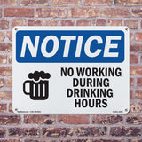 No Working During Drinking Hours