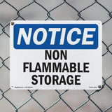 Non Flammable Storage Sign