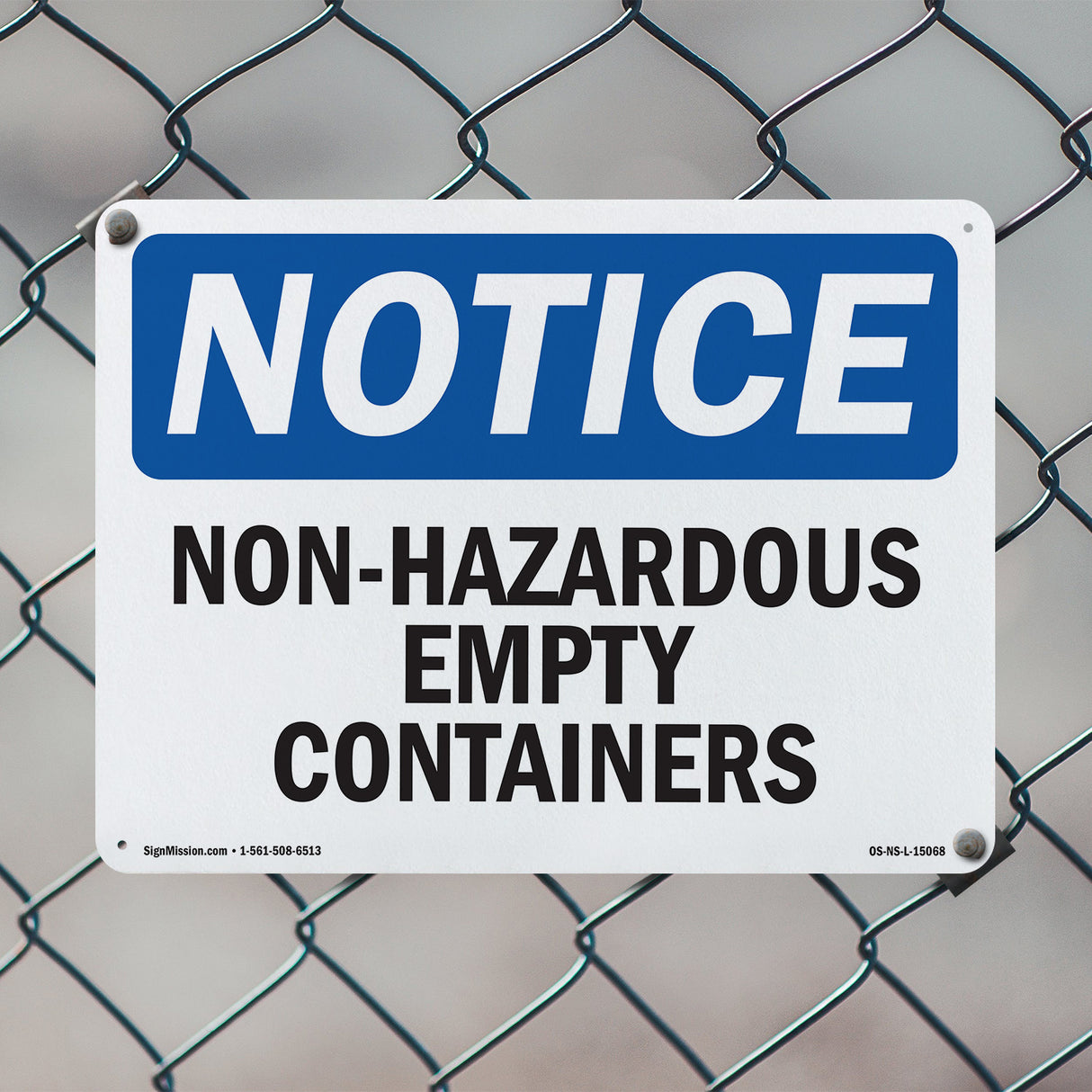 Non-Hazardous Empty Containers