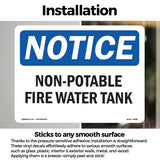 Non-Potable Fire Water Tank