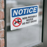 Non-Potable Water Do Not Drink