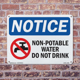 Non-Potable Water Do Not Drink