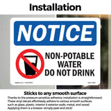 Non-Potable Water Do Not Drink