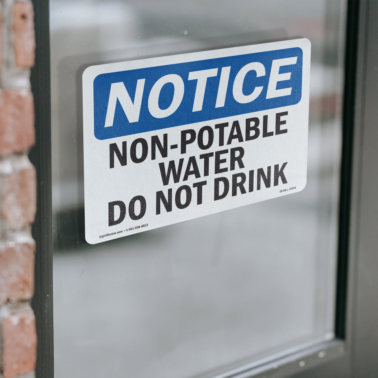 Non-Potable Water Not For Drinking