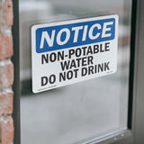 Non-Potable Water Not For Drinking