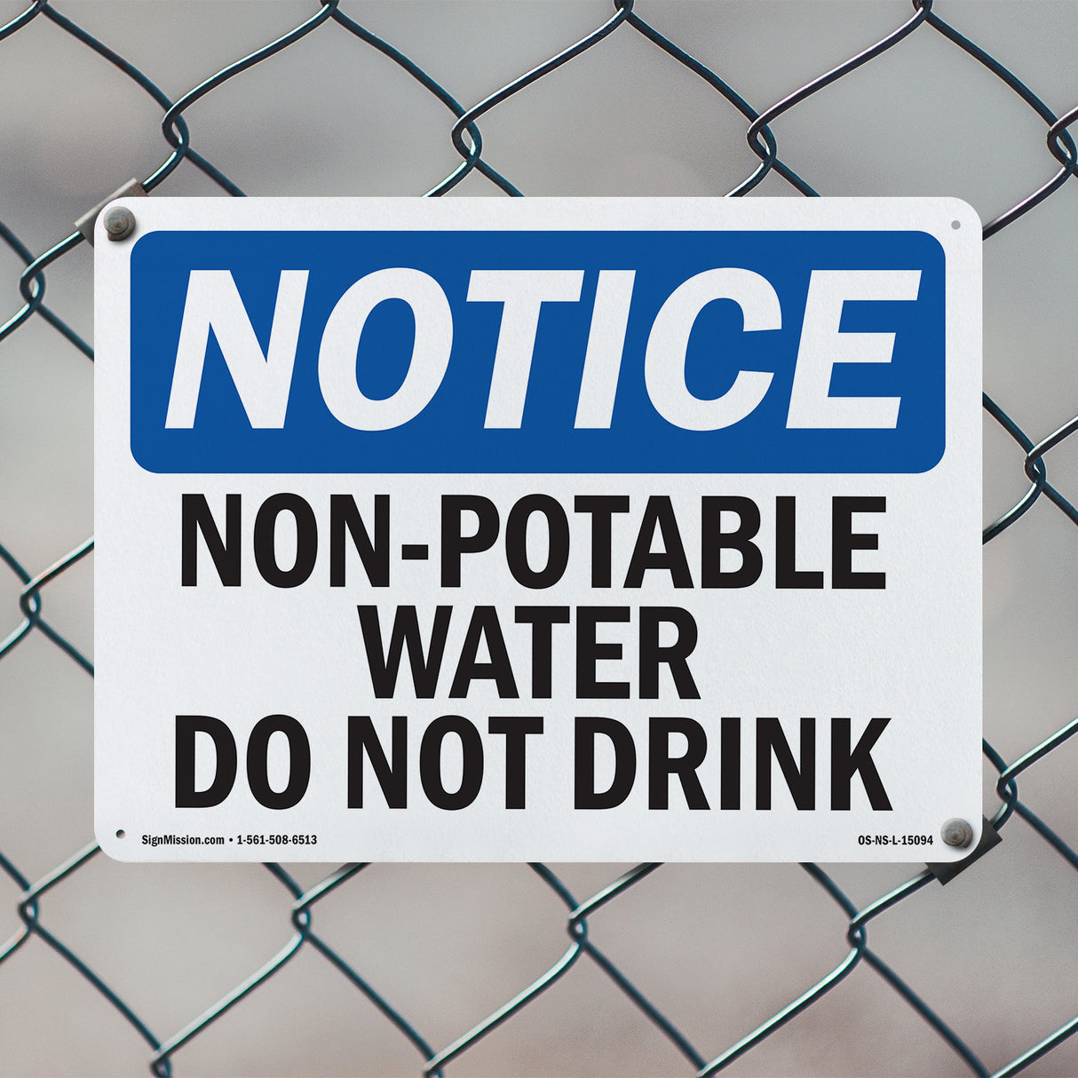 Non-Potable Water Not For Drinking