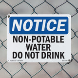 Non-Potable Water Not For Drinking