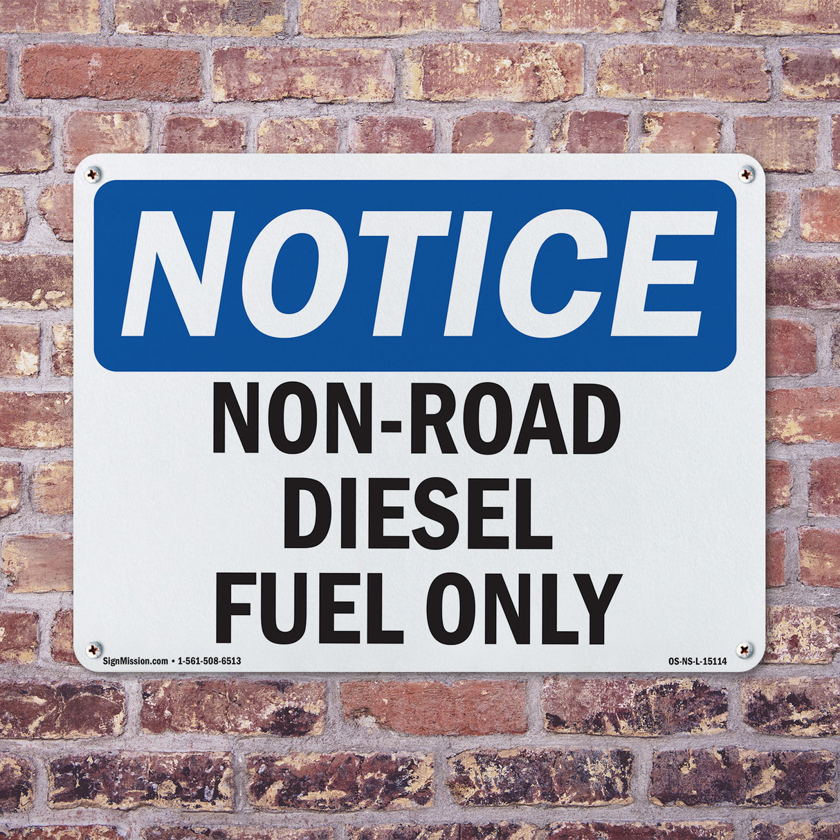 Non-Road Diesel Fuel Only