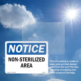 Non-Sterilized Area