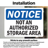Not An Authorized Storage Area