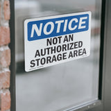 Not An Authorized Storage Area