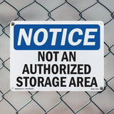 Not An Authorized Storage Area