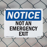 Not An Emergency Exit