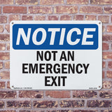 Not An Emergency Exit