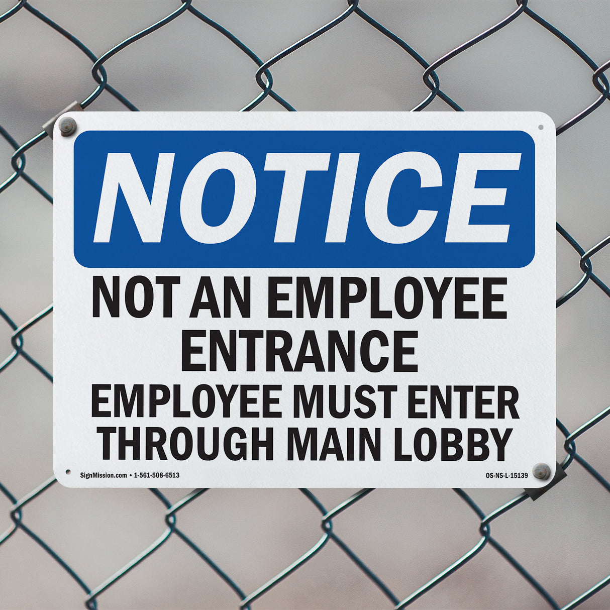 Not An Employee Entrance Employees Must