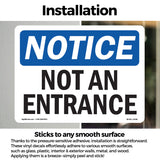 Not An Entrance