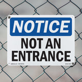 Not An Entrance