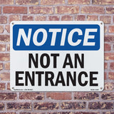 Not An Entrance
