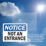 Not An Entrance