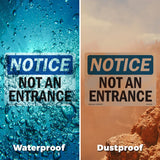 Not An Entrance