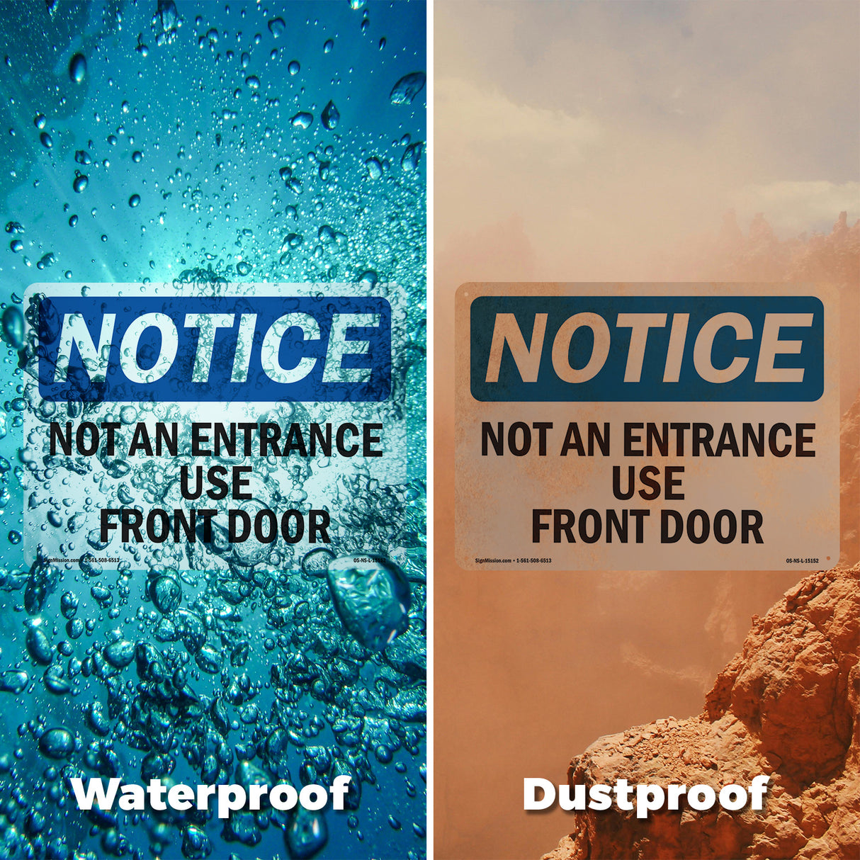 Not An Entrance Use Front Door