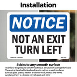 Not An Exit Turn Left