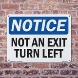 Not An Exit Turn Left
