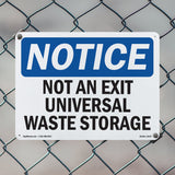 Not An Exit Universal Waste Storage