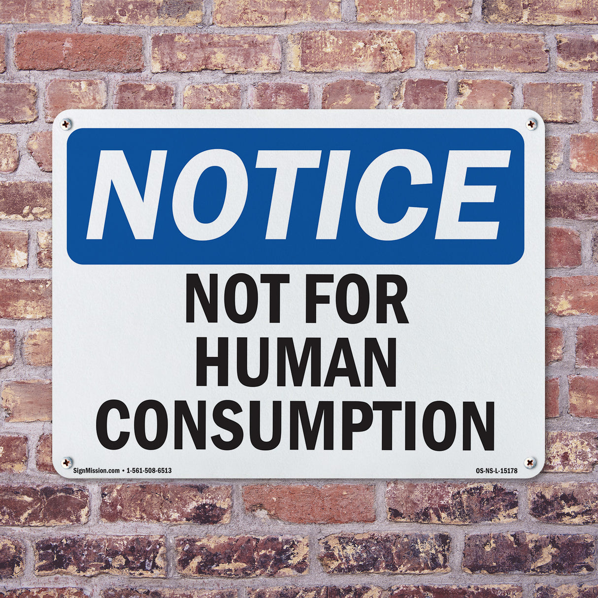 Not For Human Consumption