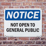 Not Open To General Public