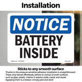 NOTICE Battery Inside