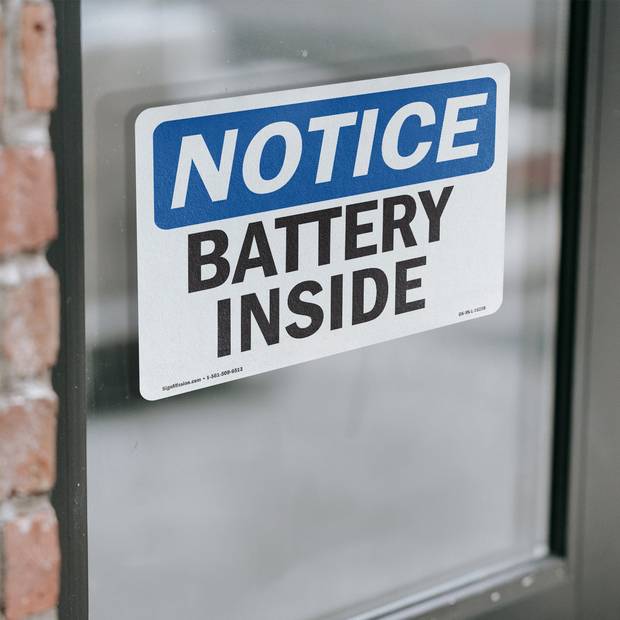 NOTICE Battery Inside