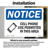 Cell Phone Use Permitted