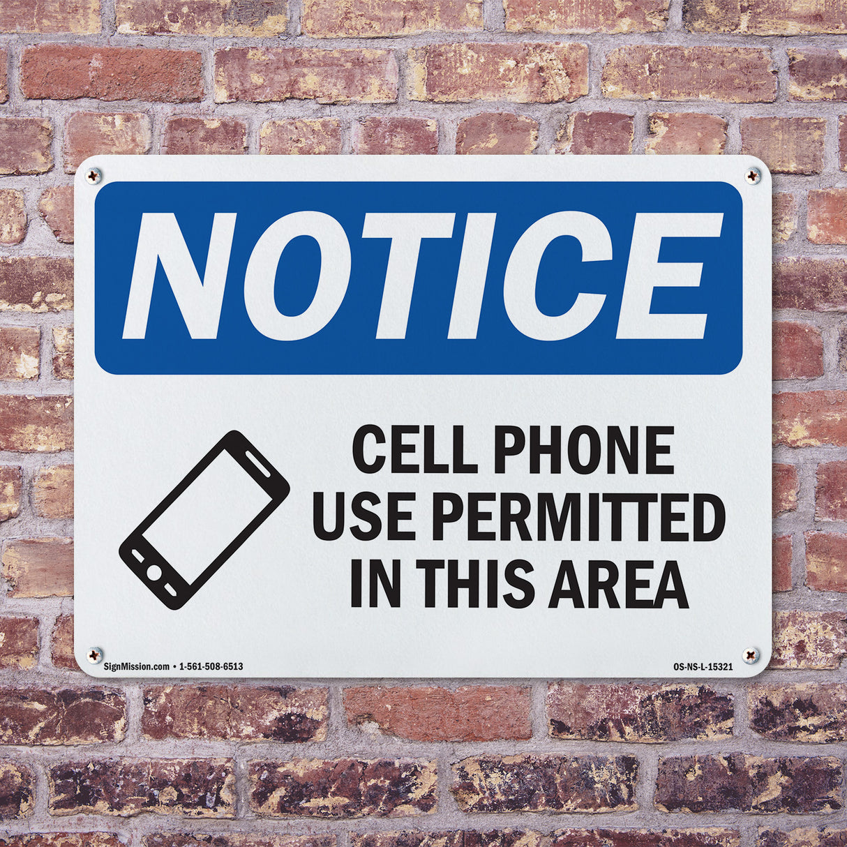 Cell Phone Use Permitted
