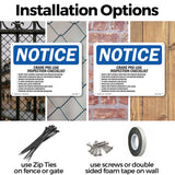 NOTICE Crane Pre-Use Inspection Checklist