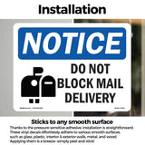 NOTICE Do Not Block Mail Delivery