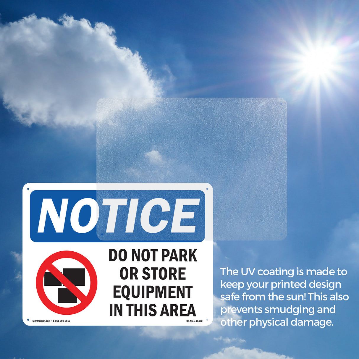 NOTICE Do Not Park Or Store