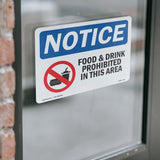 Food And Drink Prohibited