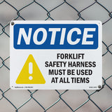 Forklift Safety Harness