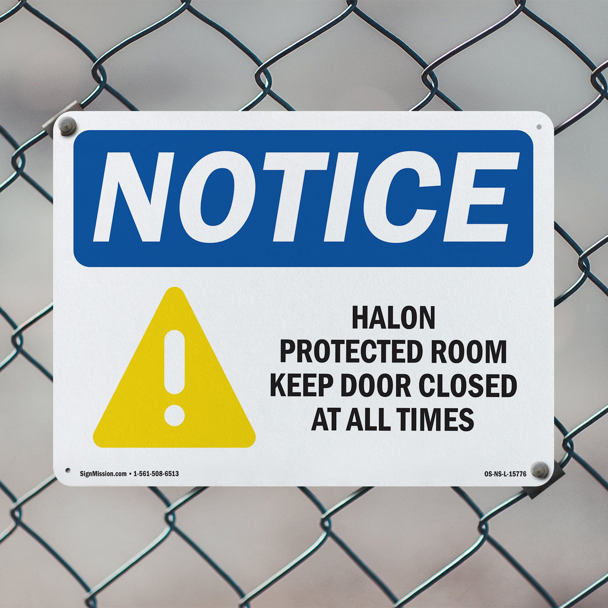 Halon Protected Room