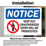 Keep Out Unauthorized