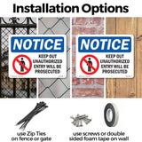Keep Out Unauthorized