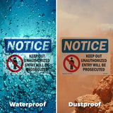 Keep Out Unauthorized