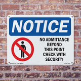 No Admittance Beyond